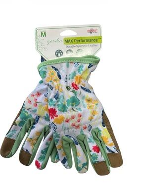 Floral Gardening Gloves -  NWT size Medium